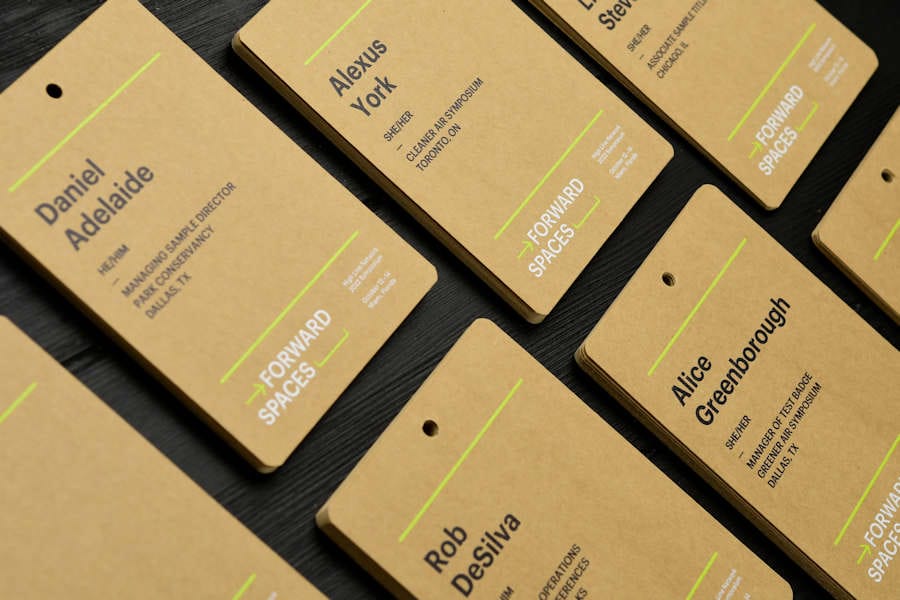 recycled biodegradable conference badges