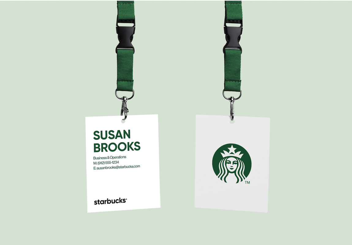 Avoid text crowding on compact conference  badge design formats