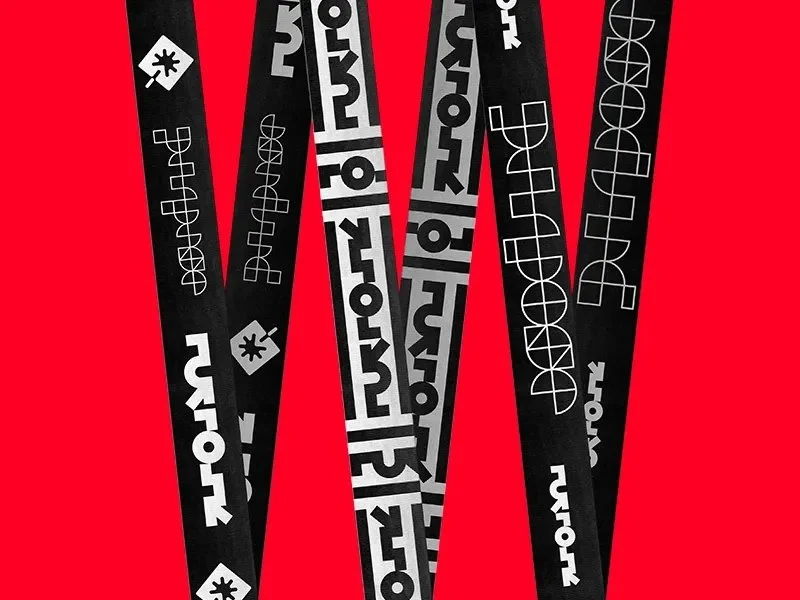 Eco-friendly lanyards matched with conference name badges for sustainability and comfort