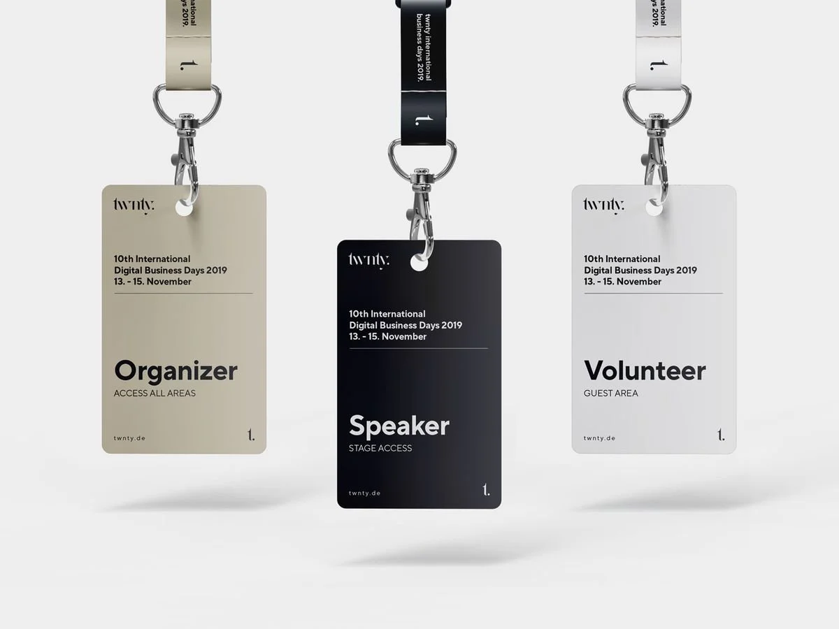 Sans-serif font example like Verdana and Open Sans for conference name badges