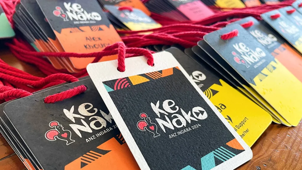 Eco-friendly name badges for event planners