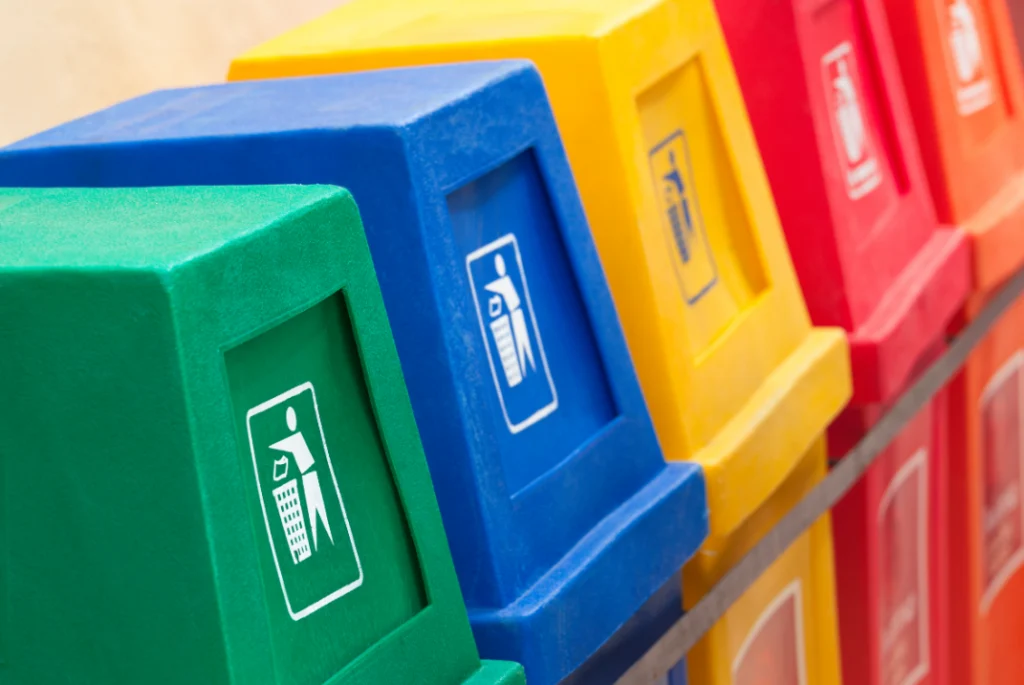 Conference badge disposal bins in Australia
