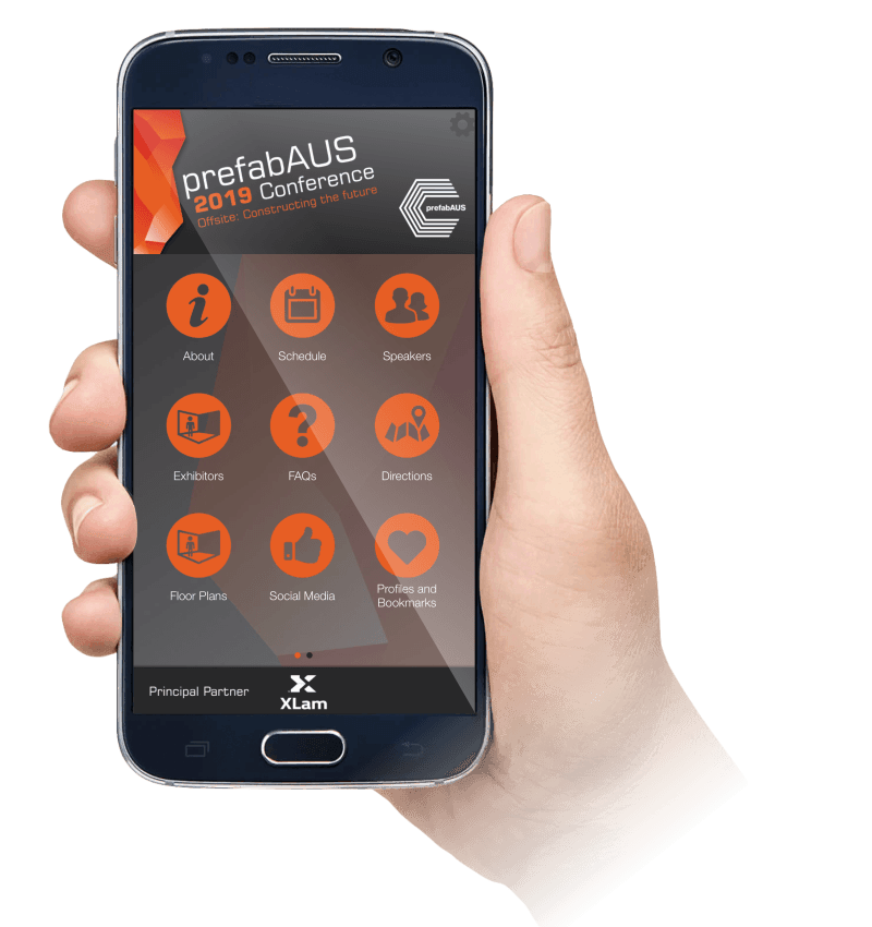 Event app agenda supporting green event marketing and reducing paper waste