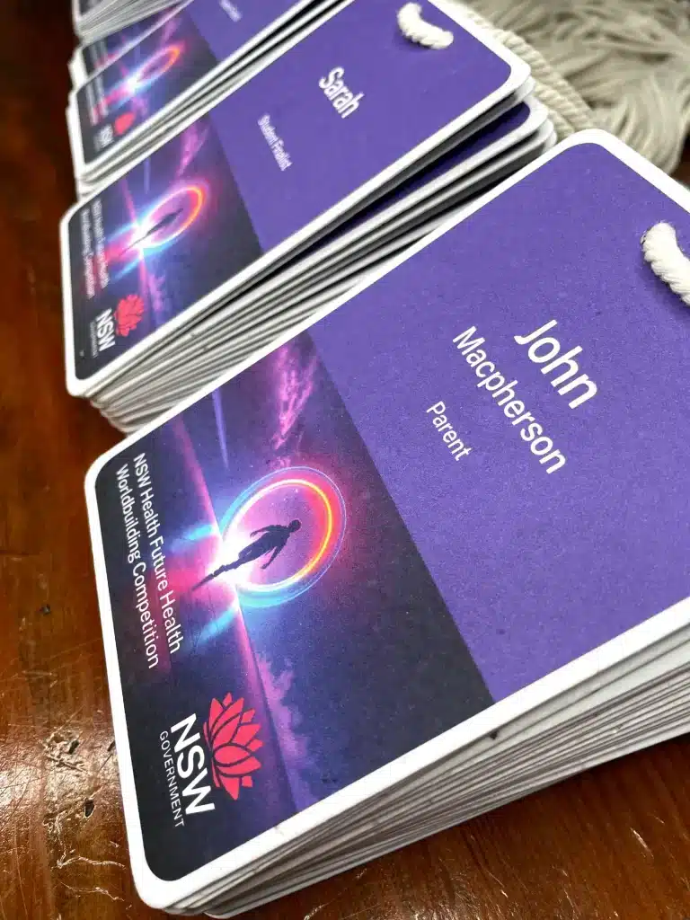 Event Name badges Perth planners love to use at government conferences.