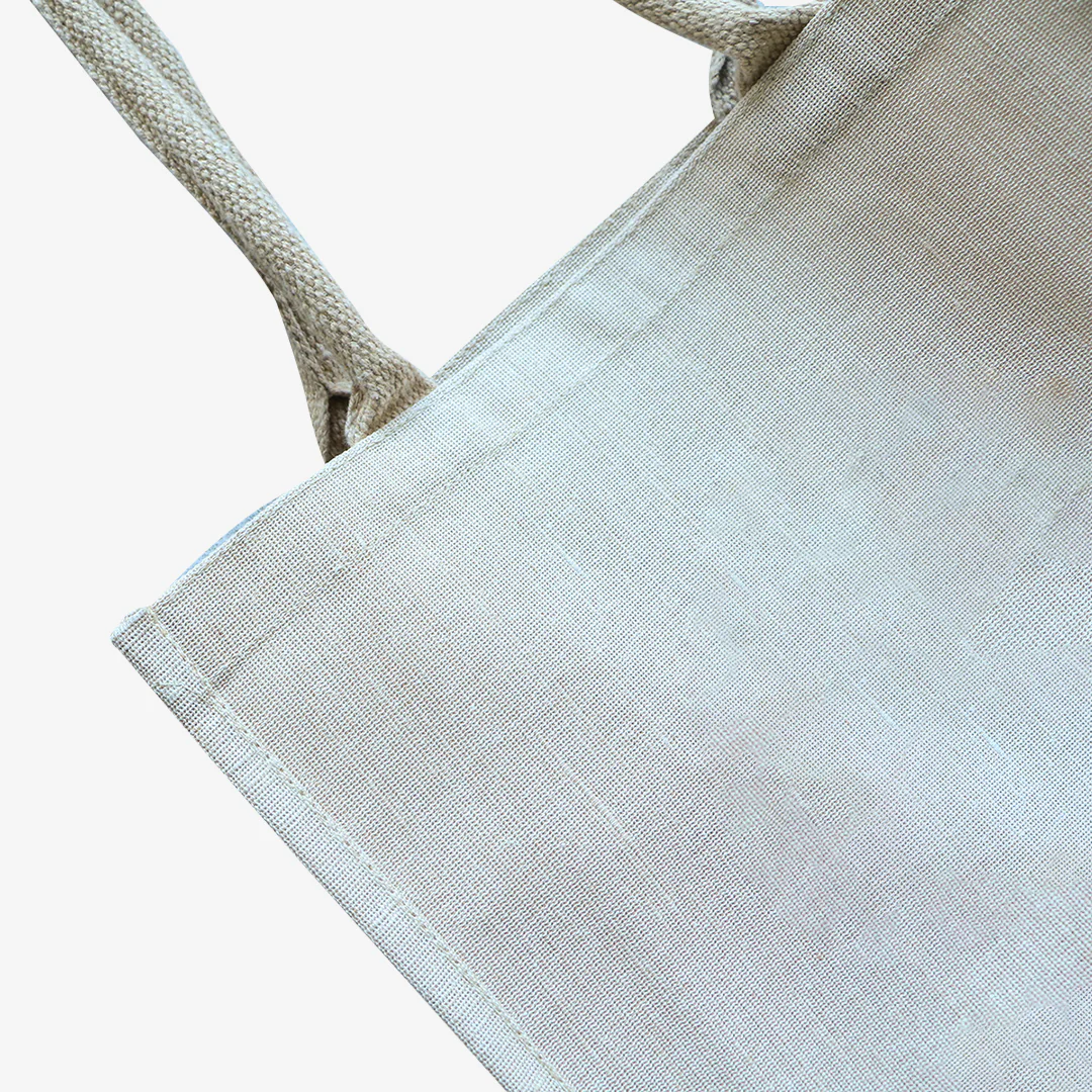 Branded jute eco tote bag
