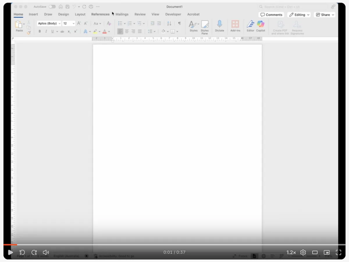 Watch the video walkthrough