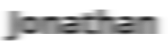 Conference badge example showing reduced readability due to small first name