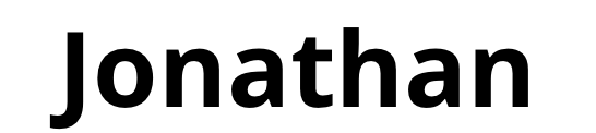 Professional event badge layout demonstrating clear first name at three metres
