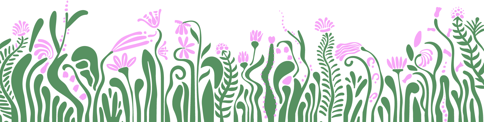 Long stem plowers growing from plantable, eco-friendly name badges