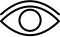 Eye icon representing readability for custom event badge design rules