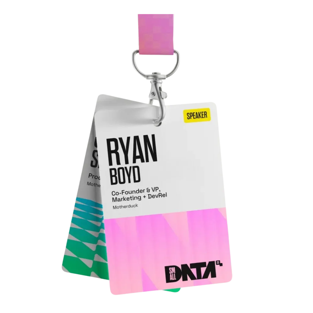 design event name tag