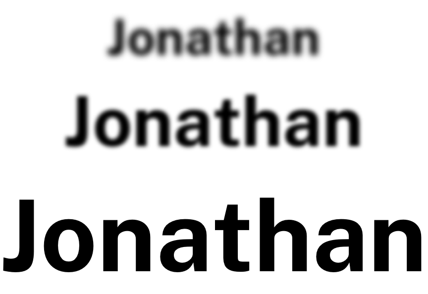 Validate conference badge readability